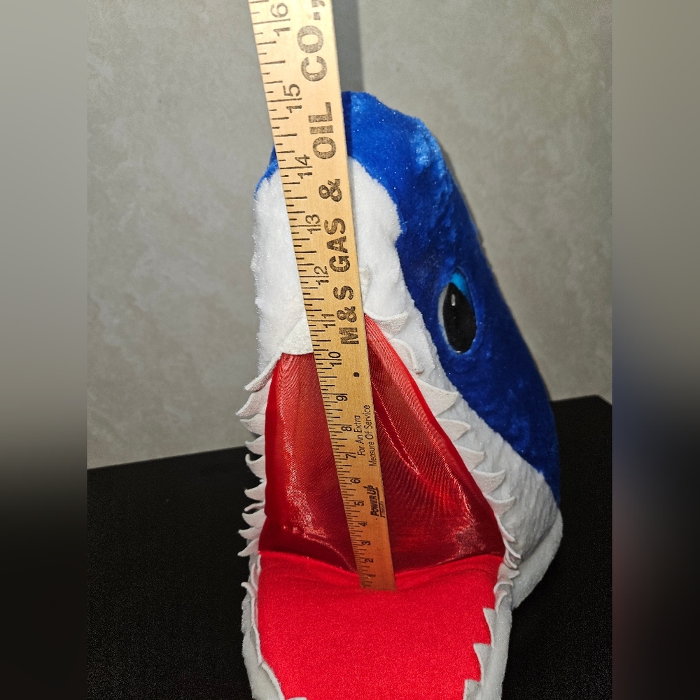 Dan Dee Baby Shark Big Greeter Head Plush Blue Mask Costume Cosplay Adult Unisex - Picture 14 of 16